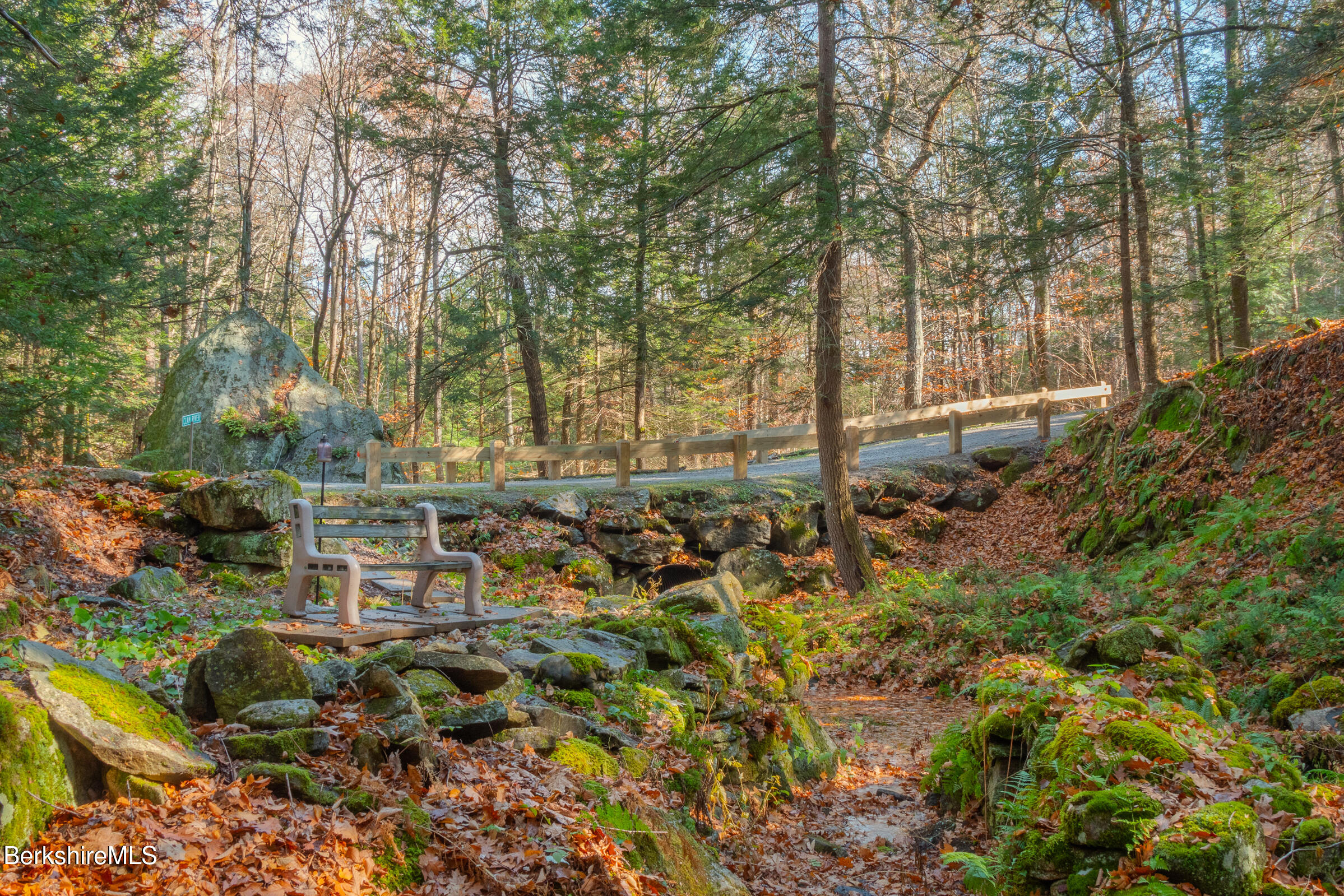 2017 Monterey Road Otis, MA 01255 - Photo 46 of 60 a backyard of a house with lots of green space
