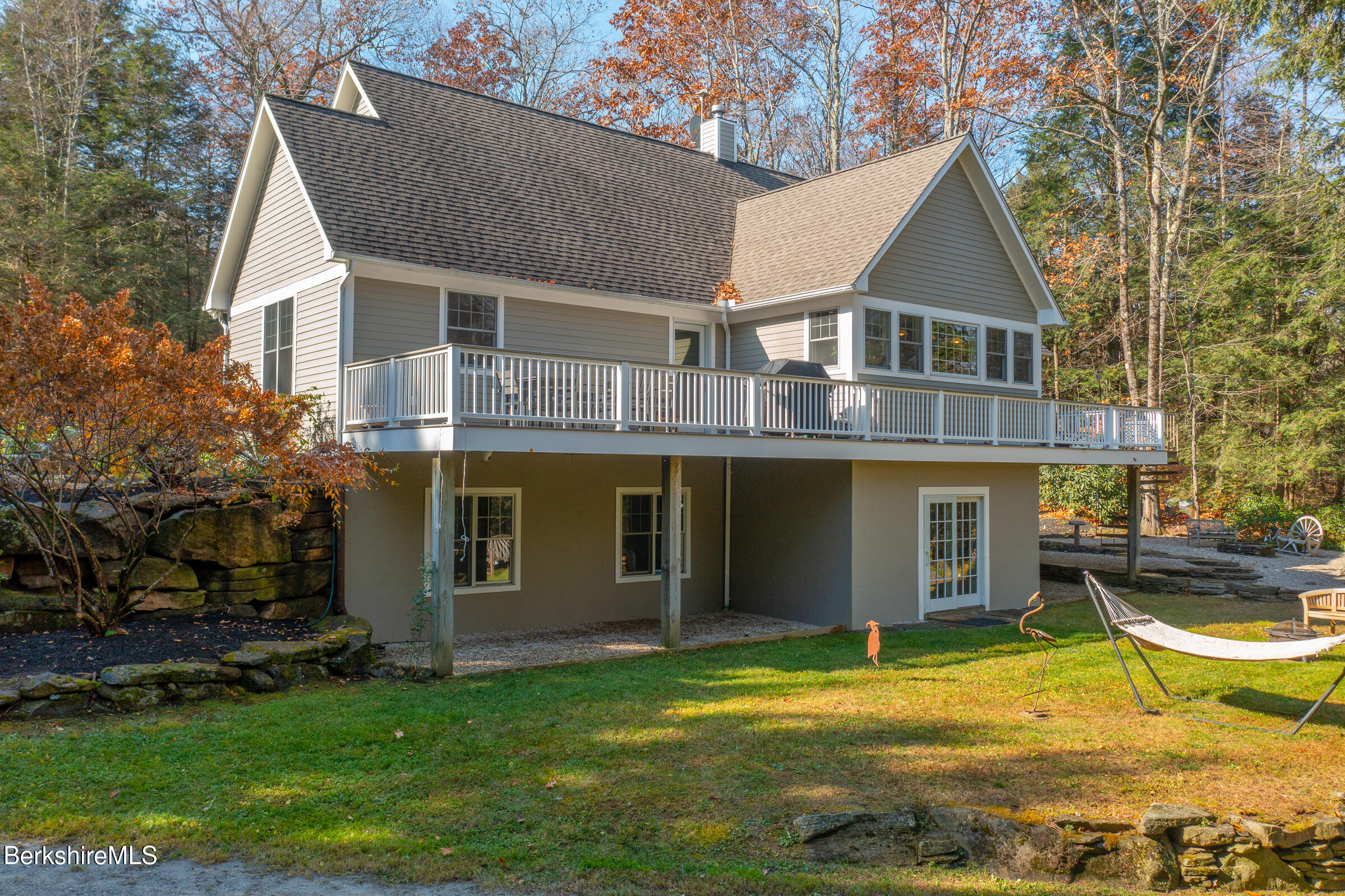 2017 Monterey Road Otis, MA 01255 - Photo 5 of 60 a view of a house with a swimming pool