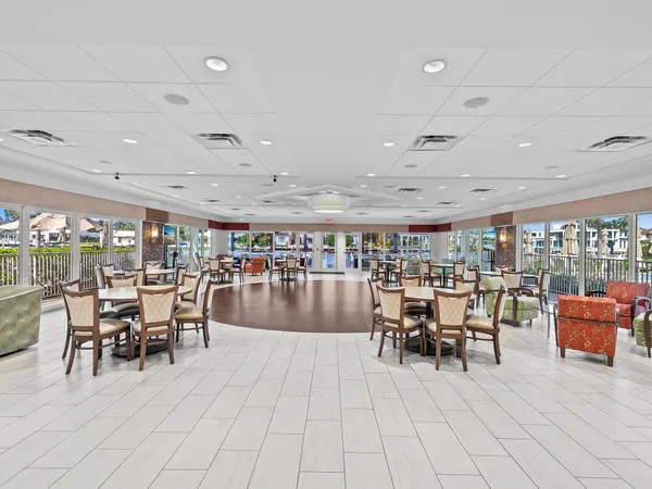 a kitchen with lots of counter top space