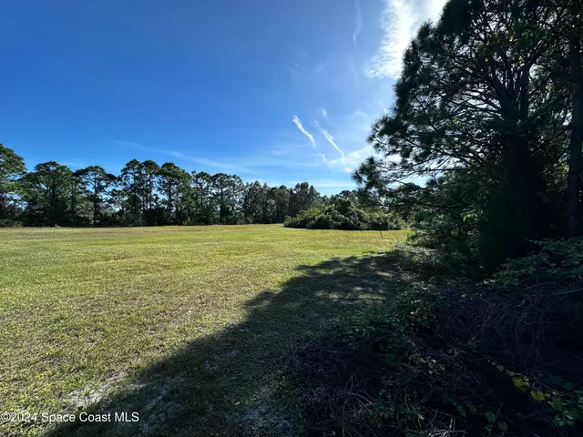 a view of a lake yard and mountain