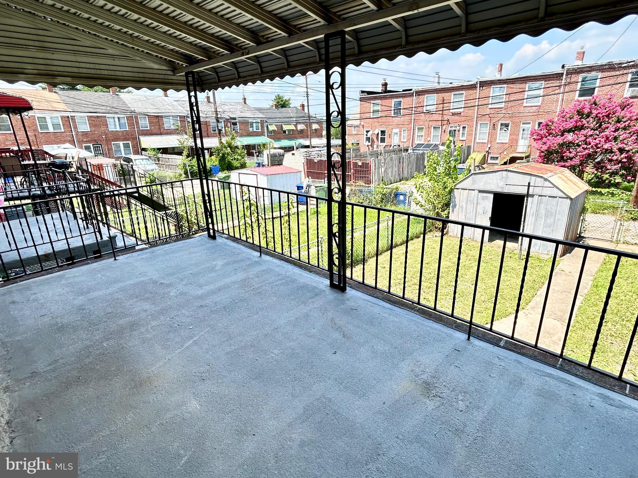 3506 Elmora Avenue Baltimore, MD 21213 - Photo 11 of 27 a view of a porch
