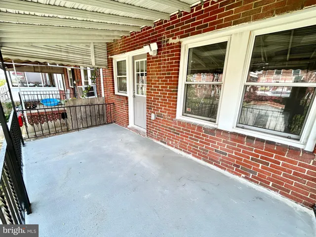 a view of an outdoor space with porch