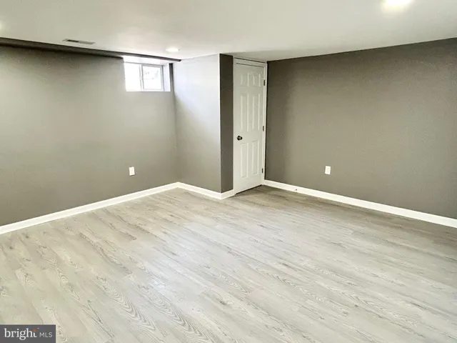 wooden floor in a room