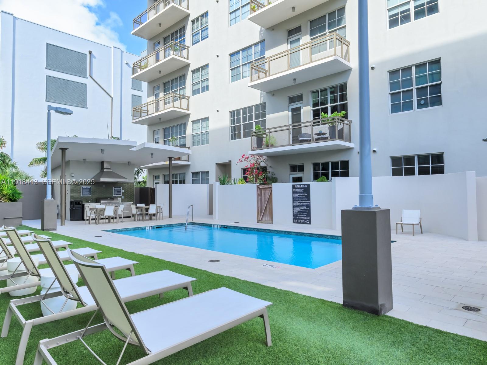 411 Northwest 1st Avenue, Unit 401 Fort Lauderdale, FL 33301 - Photo 44 of 53 a view of yard with outdoor seating