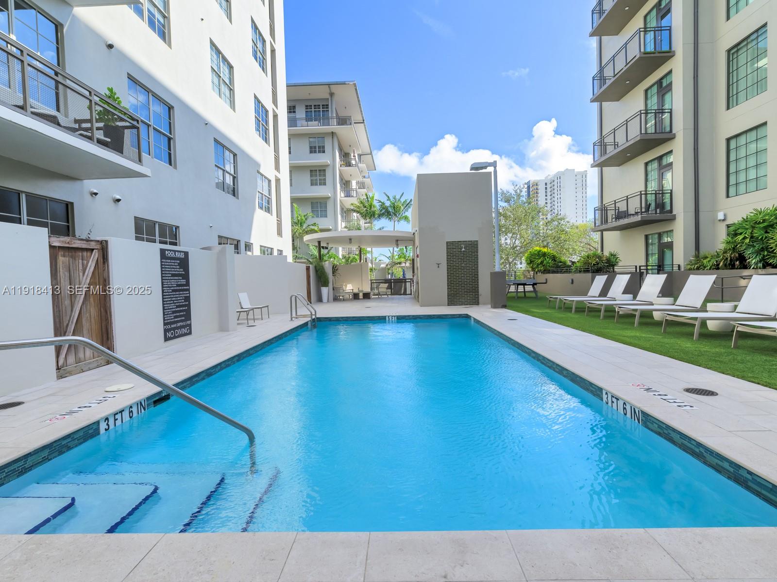 411 Northwest 1st Avenue, Unit 401 Fort Lauderdale, FL 33301 - Photo 48 of 53 a view of a city with tall buildings
