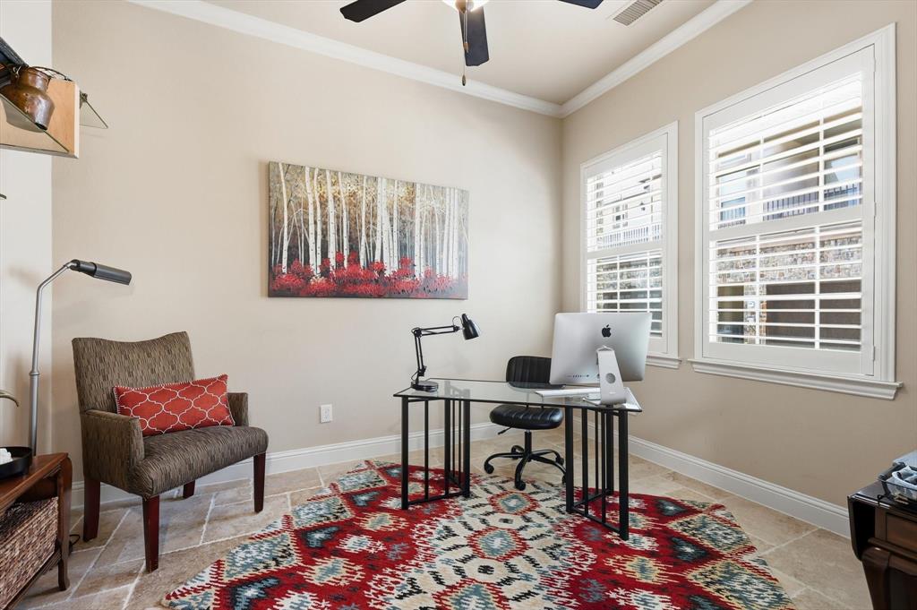 617 Two Creeks Plaza Richardson, TX 75080 - Photo 5 of 40 a workspace with furniture and window