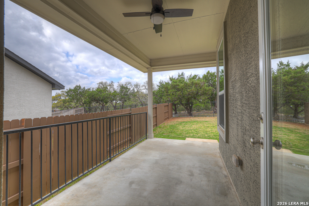 1433 Escarpment Road New Braunfels, TX 78132 - Photo 26 of 37 a view of a porch