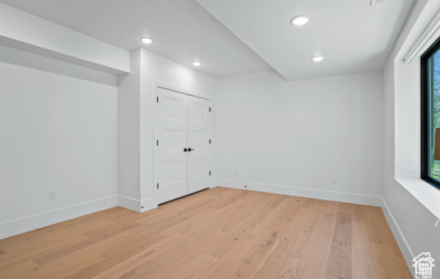 599 North Heritage Street, Unit 6 Mapleton, UT 84664 - Photo 24 of 37 Empty room with light hardwood / wood-style floors