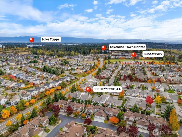 a view of a city with an ocean