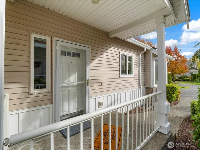 a view of a house with a porch
