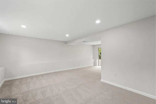 a view of an empty room