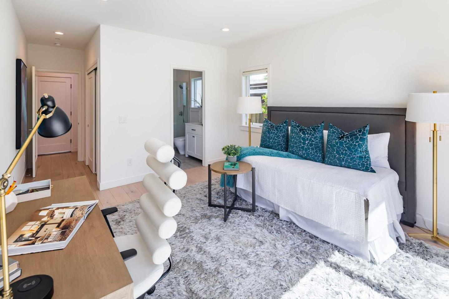 285 West Charleston Road Palo Alto, CA 94306 - Photo 12 of 25 a living room with furniture and a rug