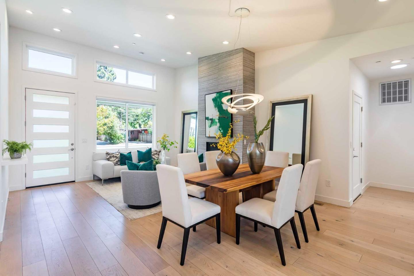285 West Charleston Road Palo Alto, CA 94306 - Photo 4 of 25 a view of a dining room with furniture window and wooden floor