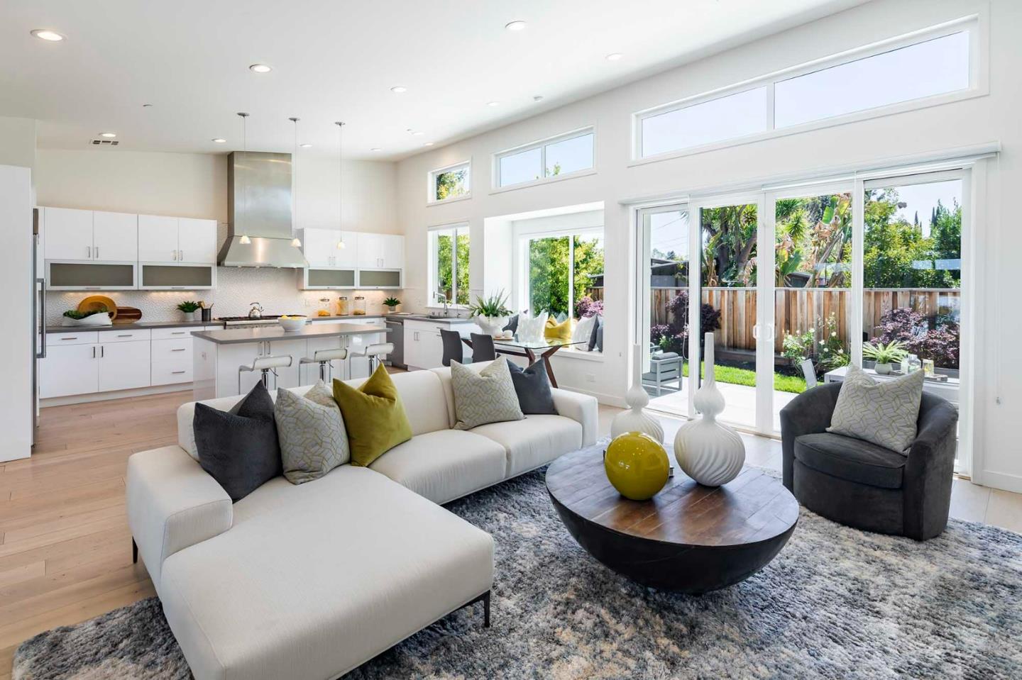 285 West Charleston Road Palo Alto, CA 94306 - Photo 5 of 25 a living room with furniture and a large window