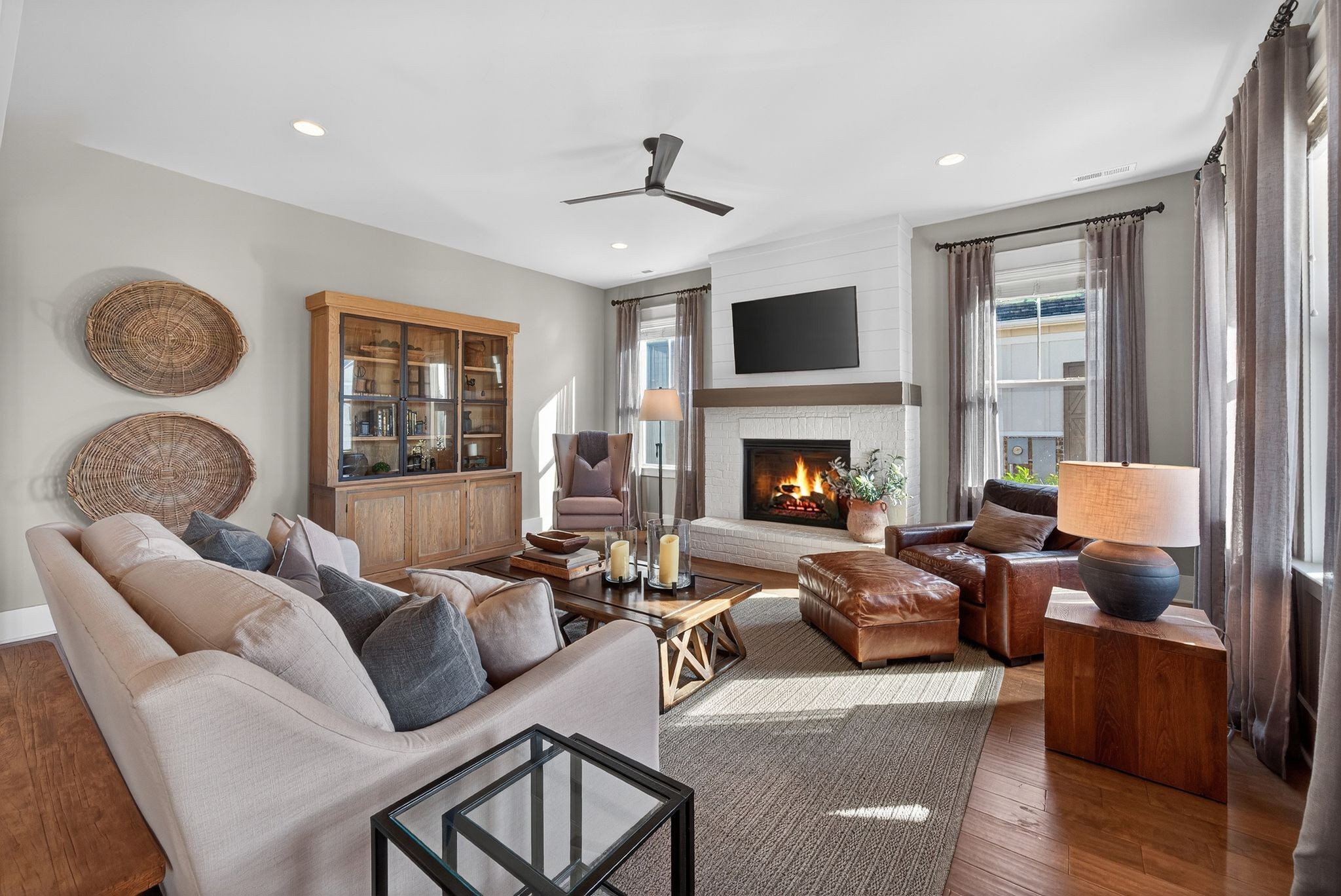 998 Spruce Ridge Lane Spring Hill, TN 37174 - Photo 19 of 82 a living room with furniture fireplace and a window