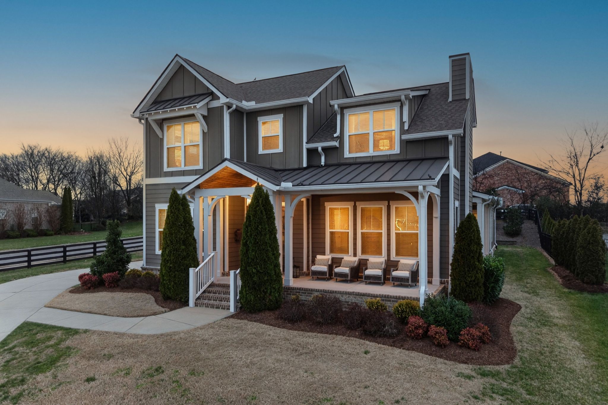 998 Spruce Ridge Lane Spring Hill, TN 37174 - Photo 2 of 82 a front view of a house with a yard