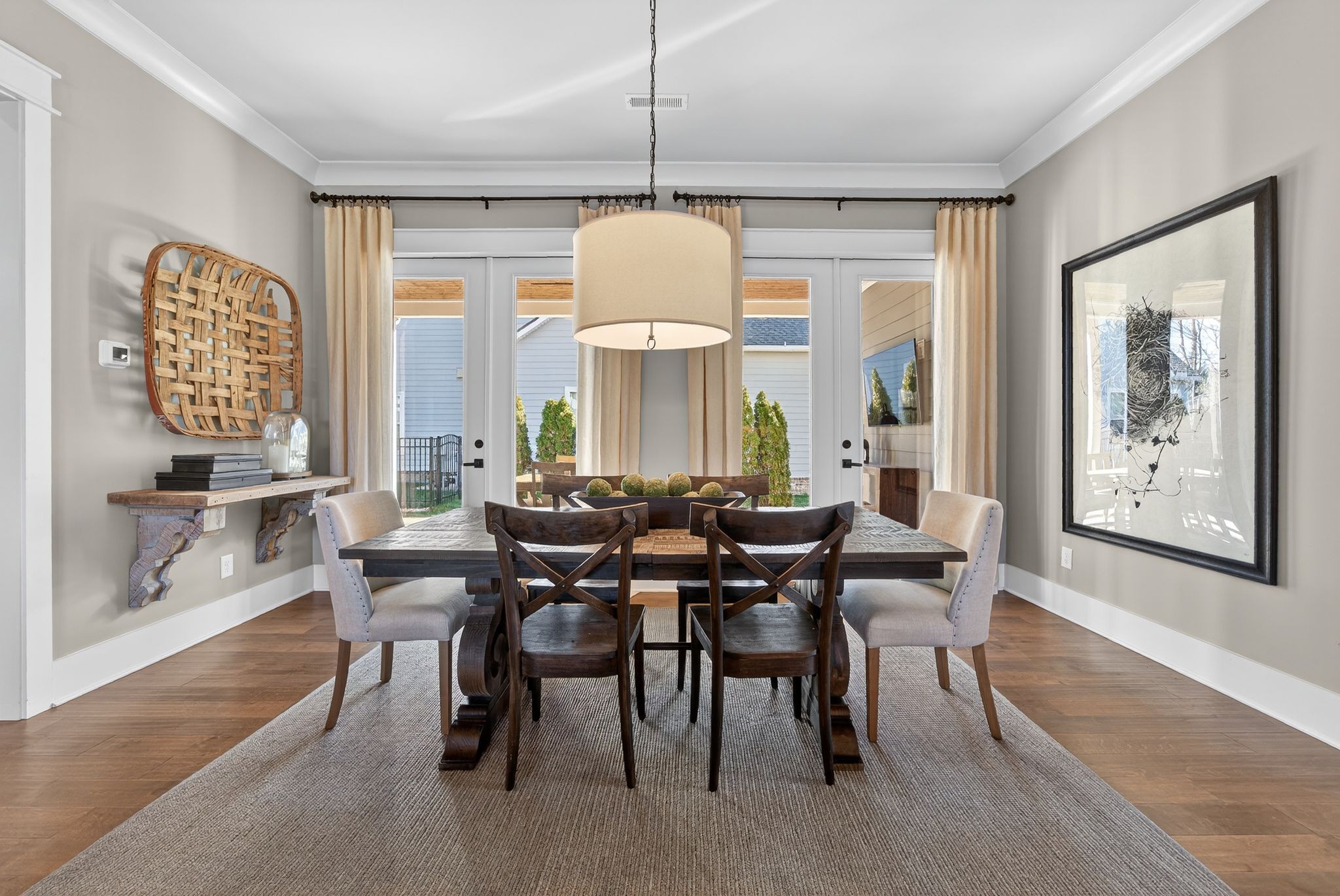998 Spruce Ridge Lane Spring Hill, TN 37174 - Photo 23 of 82 a view of a a dining room with furniture window and wooden floor