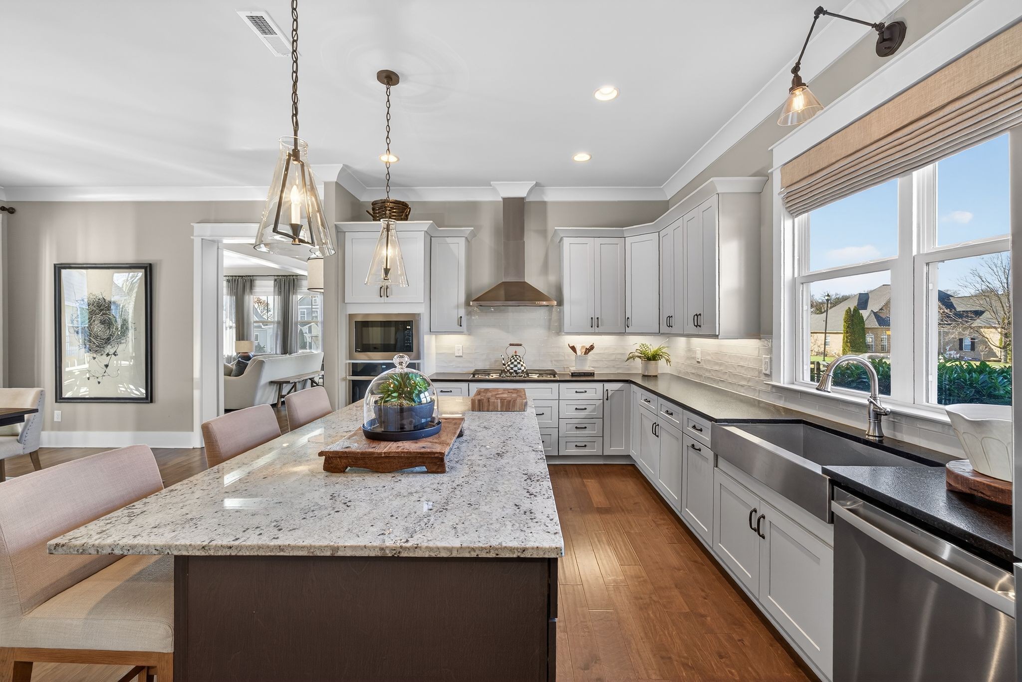998 Spruce Ridge Lane Spring Hill, TN 37174 - Photo 27 of 82 a large kitchen with granite countertop lots of counter space sink and a granite counter top