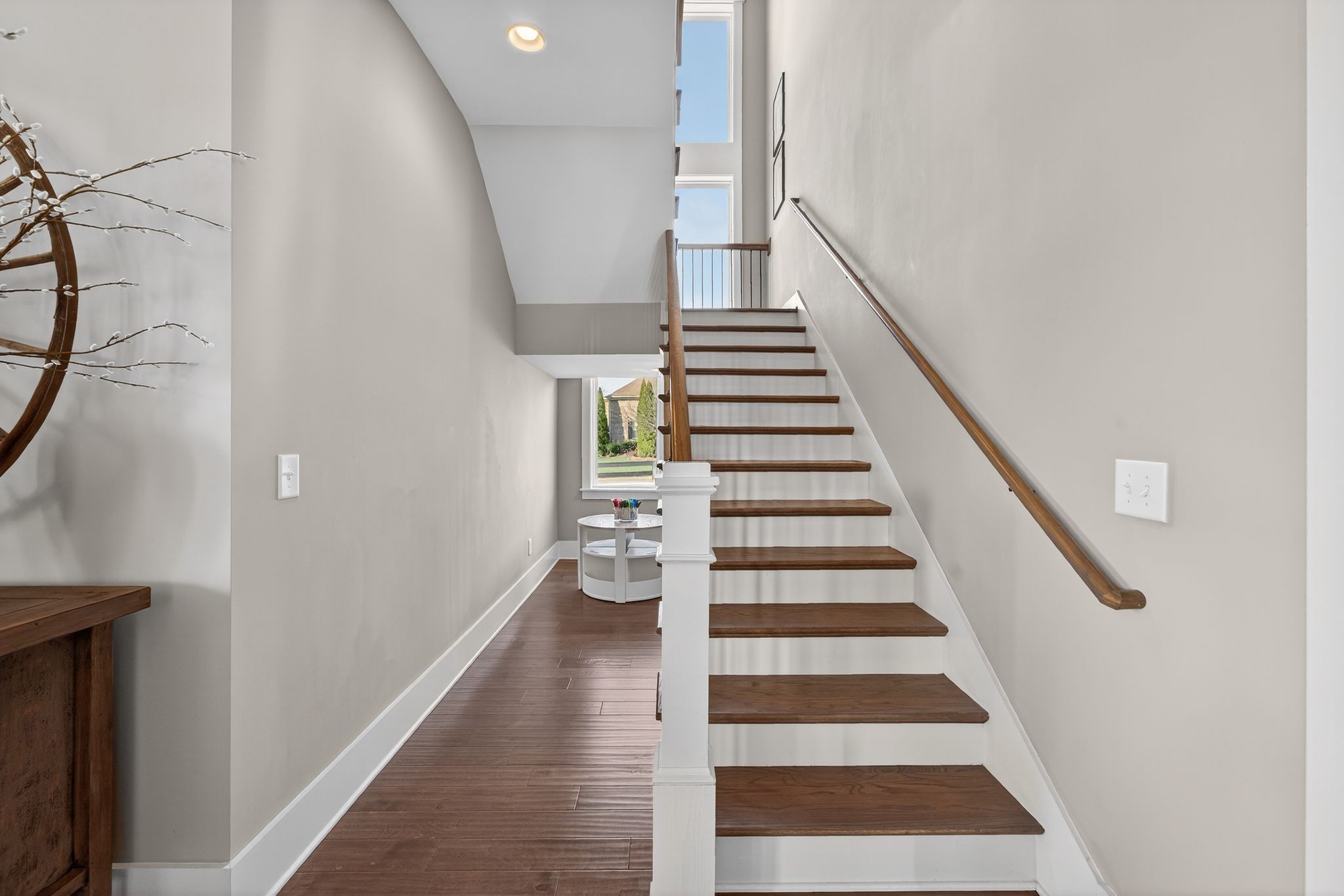 998 Spruce Ridge Lane Spring Hill, TN 37174 - Photo 50 of 82 a view of entryway with wooden floor and stairs