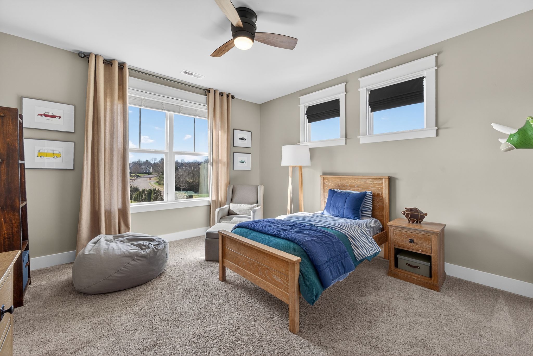 998 Spruce Ridge Lane Spring Hill, TN 37174 - Photo 54 of 82 a bedroom with a bed and a large window