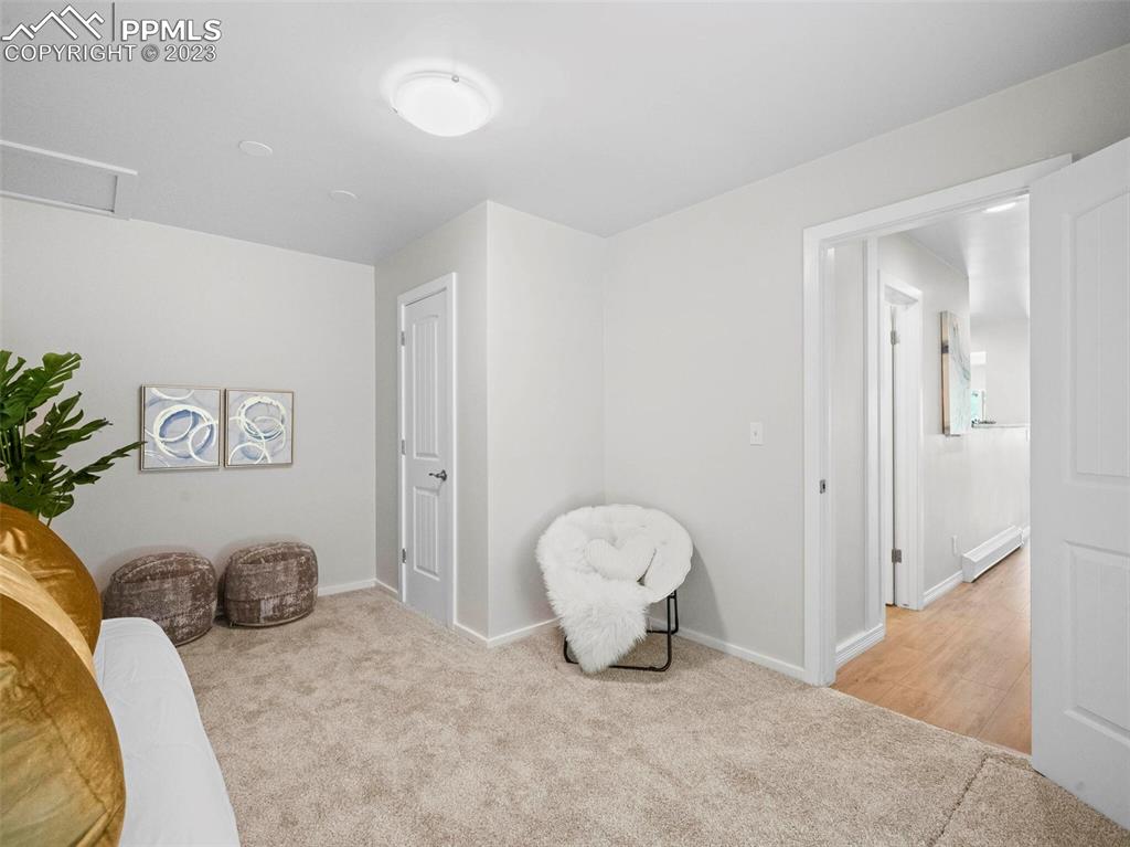 2622 Spring Grove Terrace Colorado Springs, CO 80906 - Photo 22 of 37 a view of a livingroom with furniture and closet area