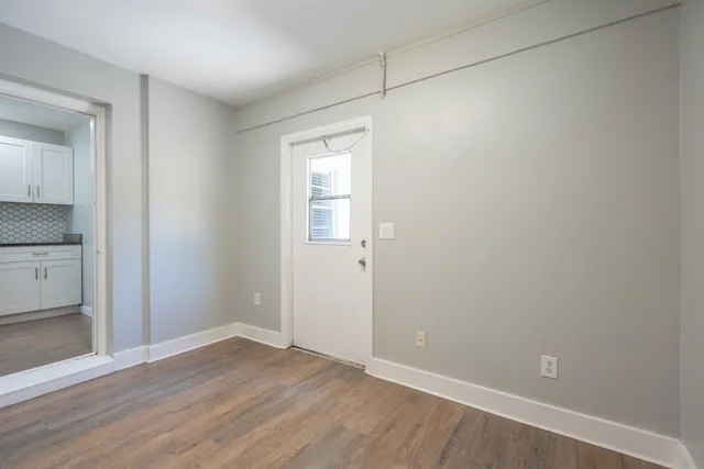 wooden floor in an empty room
