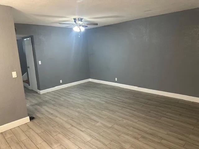 wooden floor in an empty room
