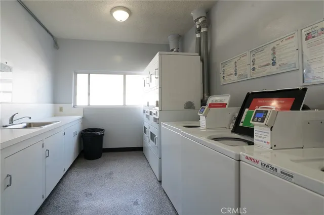 a room with storage and utility