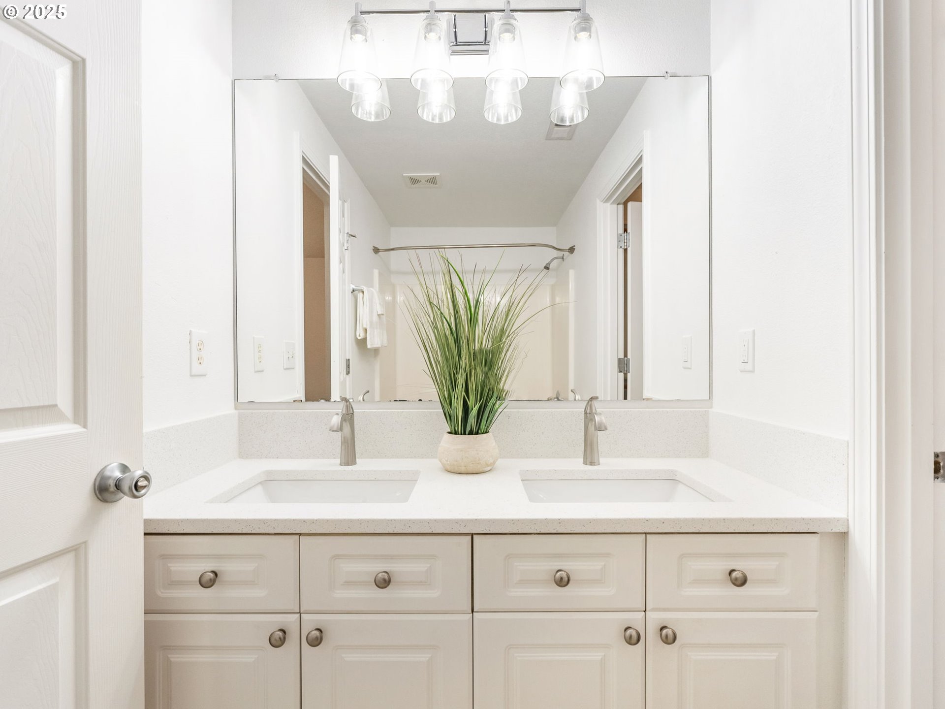 20744 Southwest Bingo Lane Beaverton, OR 97006 - Photo 18 of 26 a bathroom with a sink and a mirror