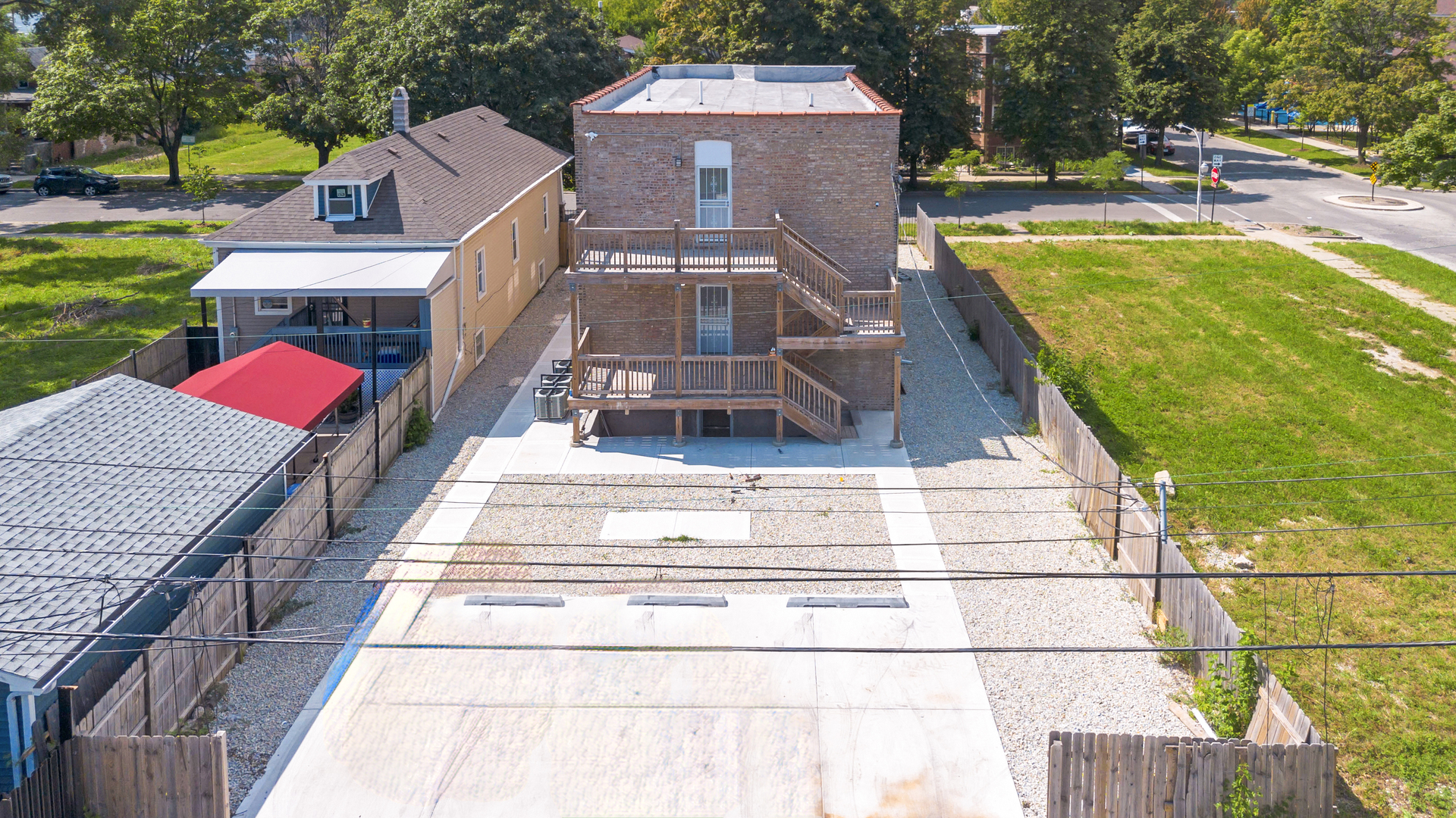 6807 South Paulina Street, Unit 1 Chicago, IL 60636 - Photo 5 of 5 a aerial view of a house with swimming pool
