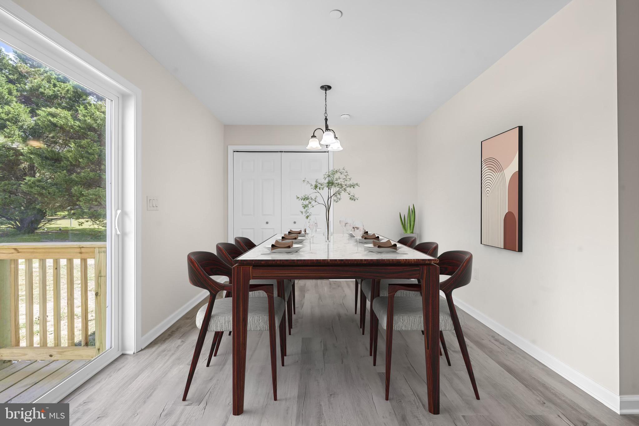4308 Blink Horn Road Hurlock, MD 21643 - Photo 8 of 23 Dining area in a nook- digitally staged