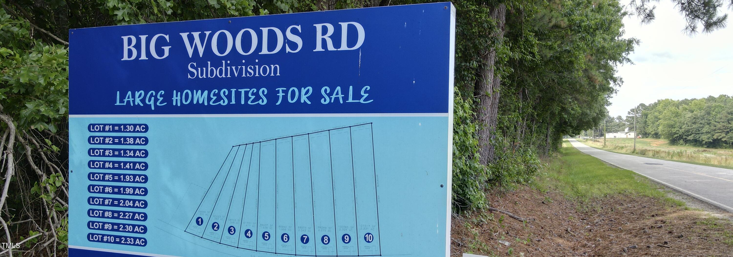 5-10 South Big Woods Road Spring Hope, NC 27882 - Photo 9 of 9 a sign on the side of the road