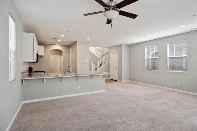 a view of kitchen and microwave