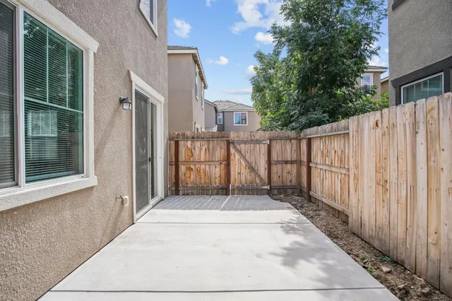 a aerial view with streets and trees