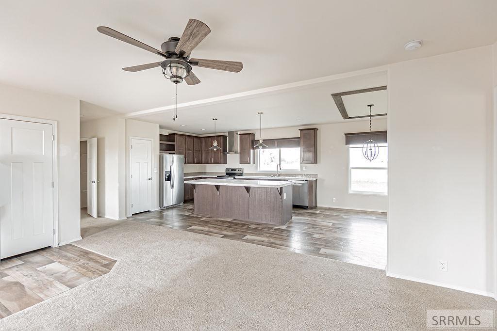 3017 East 750 Street Chester, ID 83421 - Photo 6 of 49 Front Entry/Living Room/Kitchen
