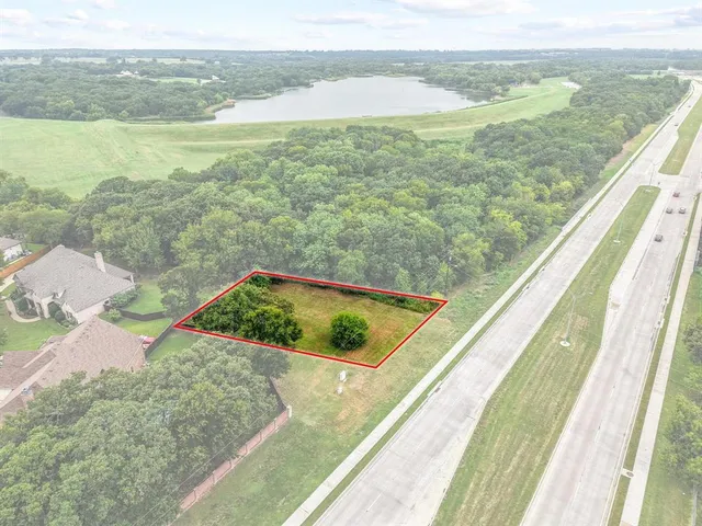 a view of a lake with a mountain