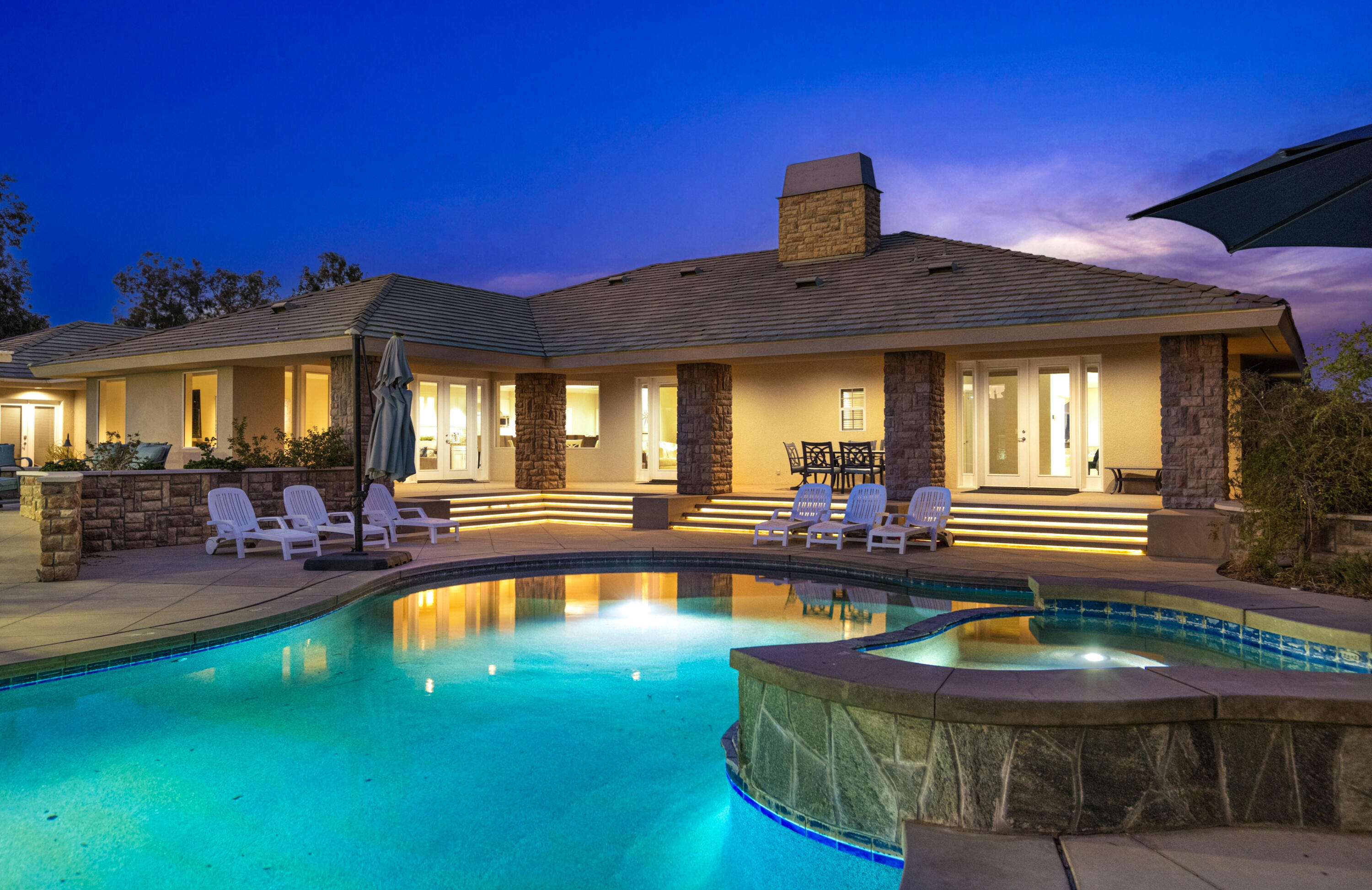 34777 Via Josefina Rancho Mirage, CA 92270 - Photo 4 of 47 a view of a house with swimming pool and sitting area