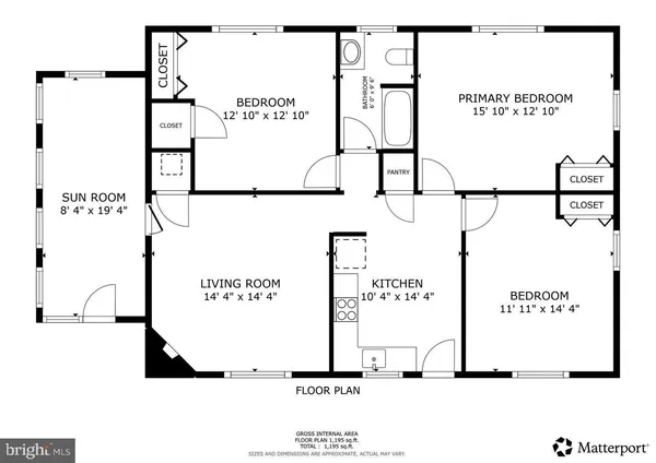 a picture of floor plan