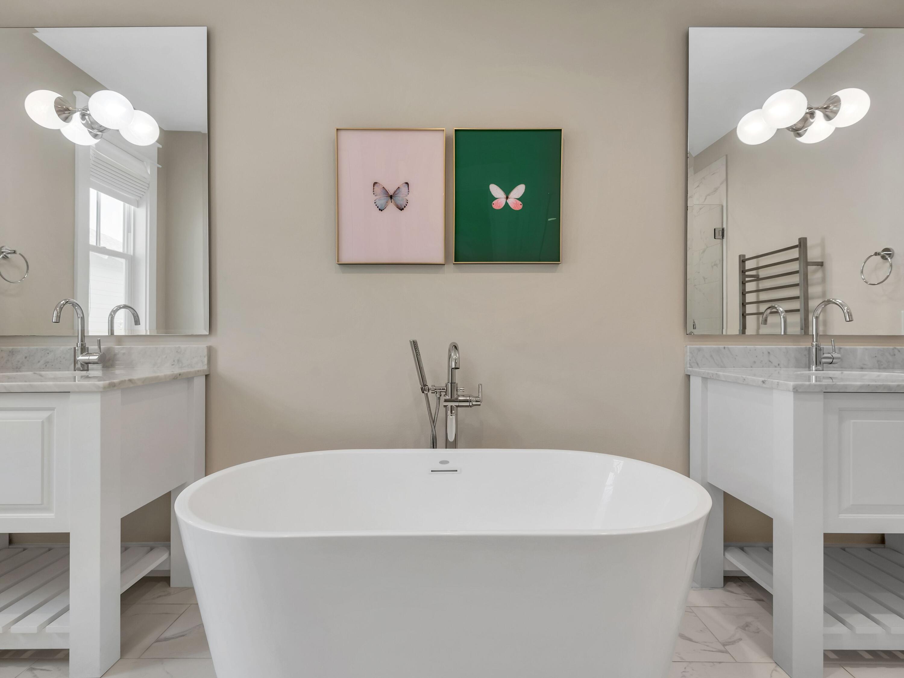 9 Catface Dr Inlet Beach Inlet Beach, FL 32461 - Photo 6 of 49 a white bath tub sitting in a bathroom