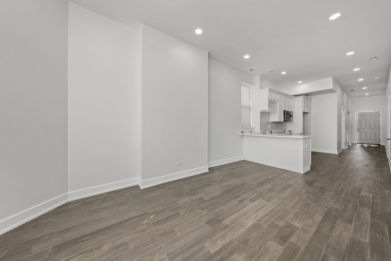 3824 West Fulton Street Chicago, IL 60624 - Photo 11 of 30 a view of kitchen with wooden floor