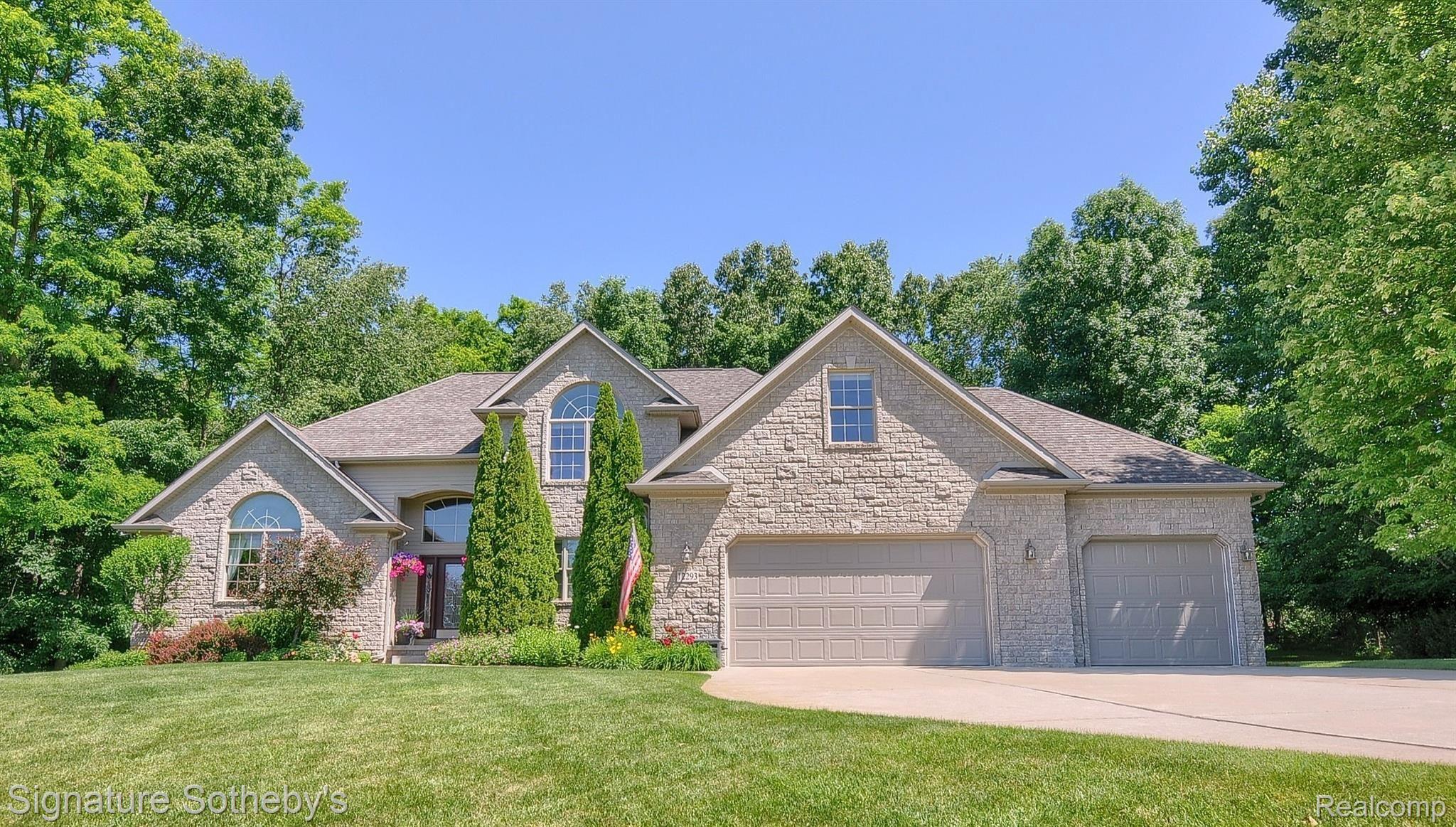 12293 Ivy Lane Fenton, MI 48430 - Photo 1 of 43 Custom Cape Cod * 4 Car Garage * 1.05 Acre Private Lot