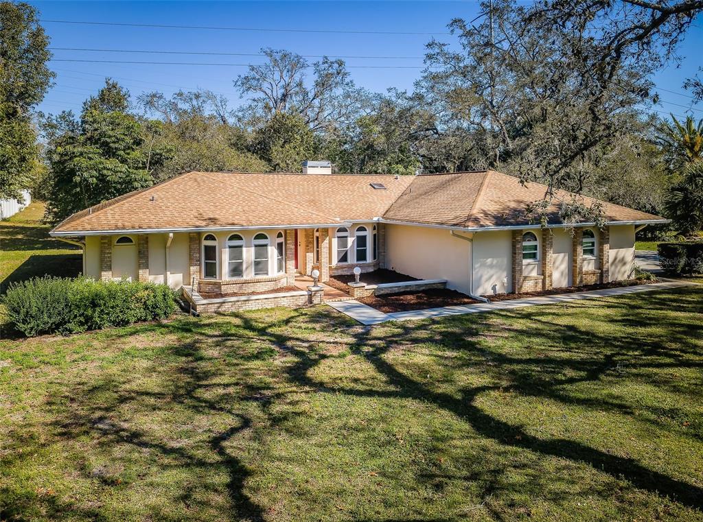 Front Exterior - 1.58 acre lot - NO HOA