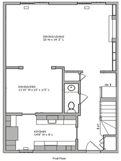 a picture of a floor plan