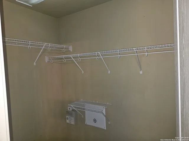 a view of walk in closet