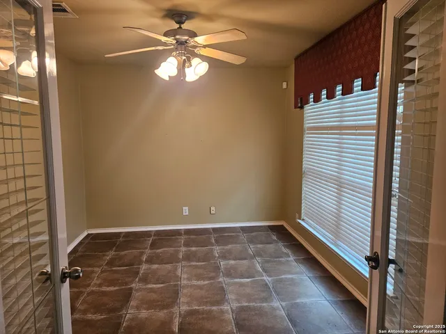 a view of a hallway with entryway
