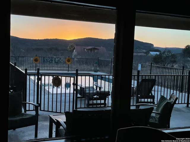 a view of city from balcony