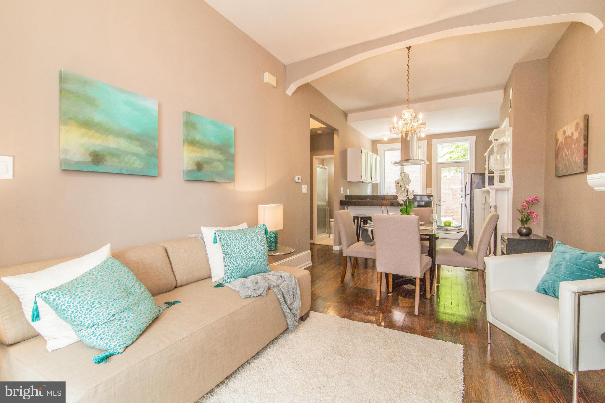 1806 Riggs Place Northwest, Unit 1 Washington, DC 20009 - Photo 2 of 21 Bright, Open Living Room