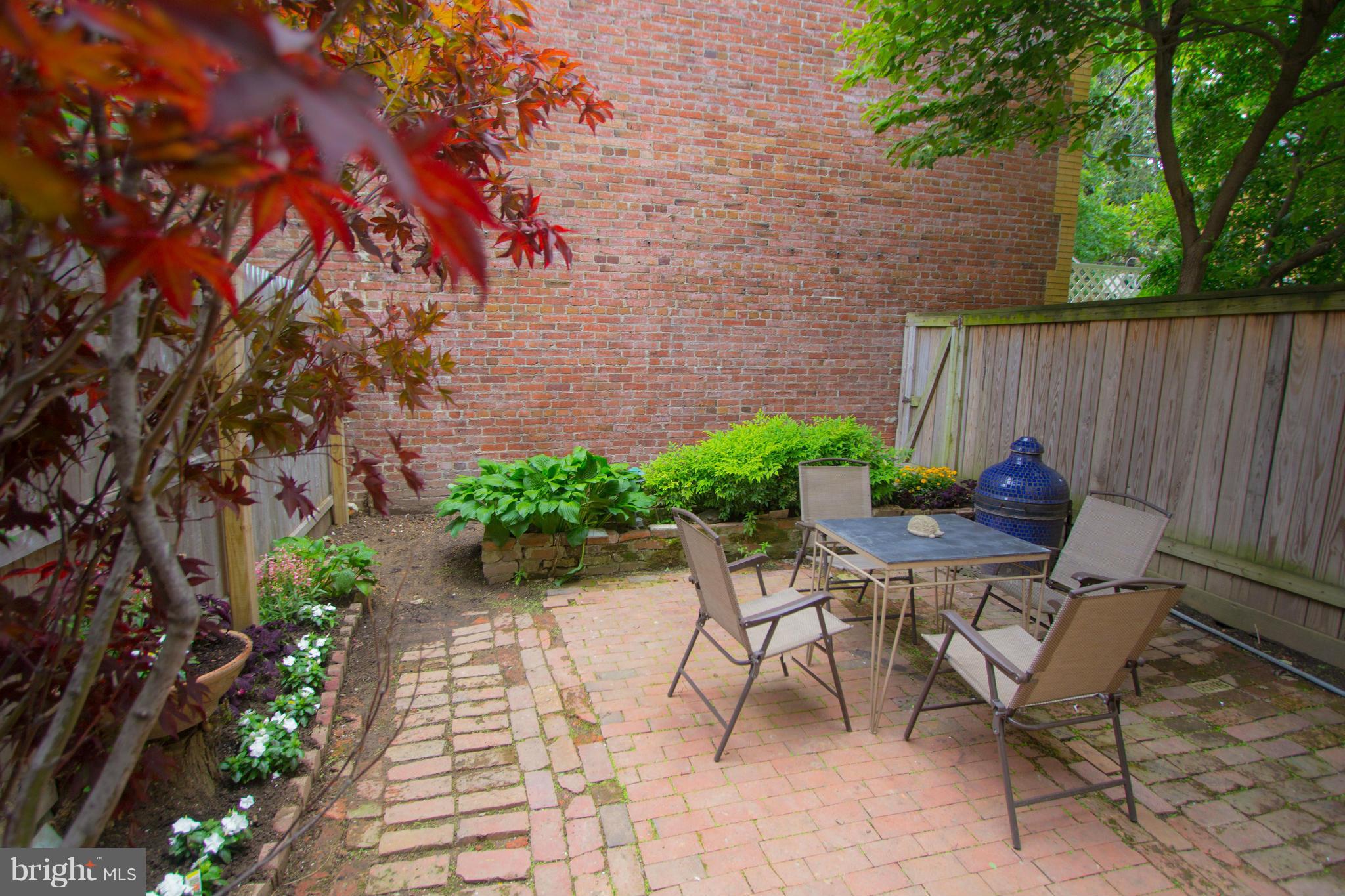 1806 Riggs Place Northwest, Unit 1 Washington, DC 20009 - Photo 17 of 21 Private Backyard w/ Patio
