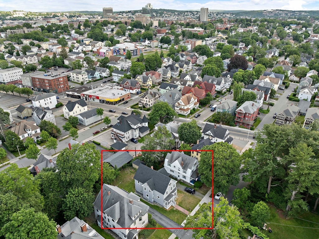 10 Trowbridge Road Worcester, MA 01609 - Photo 36 of 38 an aerial view of residential houses with outdoor space