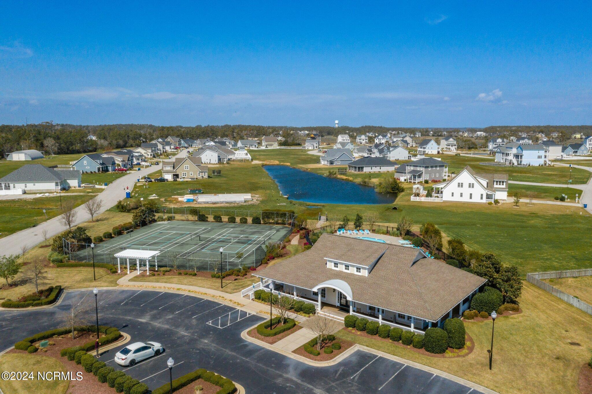 1304 Fathom Way Morehead City, NC 28557 - Photo 7 of 11 Aerial view of clubhouse